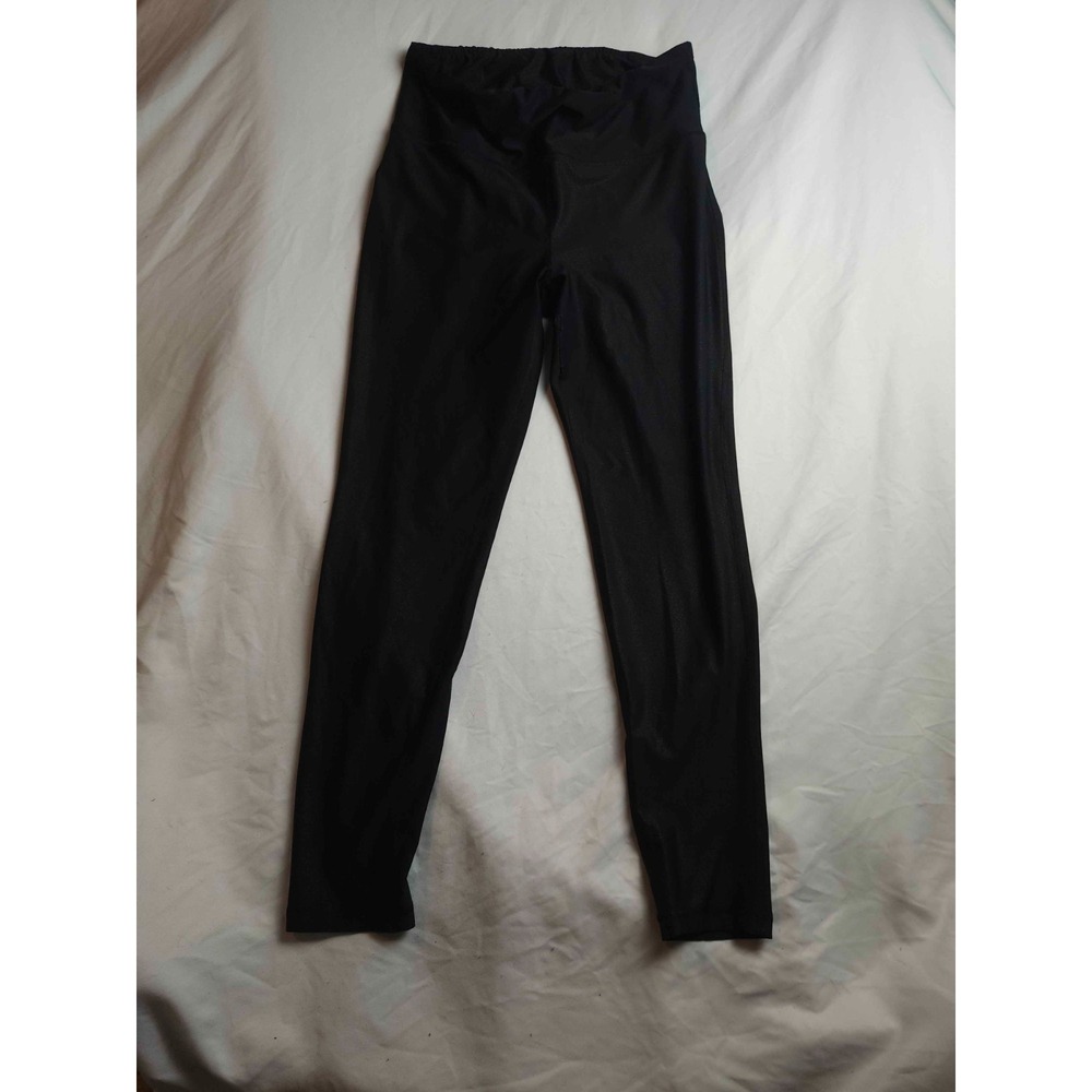 Mono B Leggings Womens Large Black‎ Textured Snakeskin High Waist Yoga Athletic